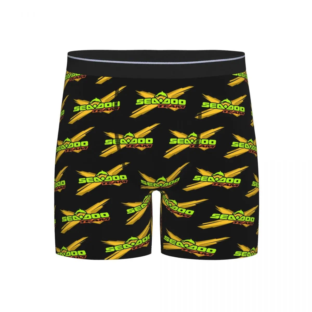 

Long Boxer Underpants Shorts Sea Doo Team Rxt Brt Marine Panties Male Ventilate Underwear for Homme Man Boyfriend Gift