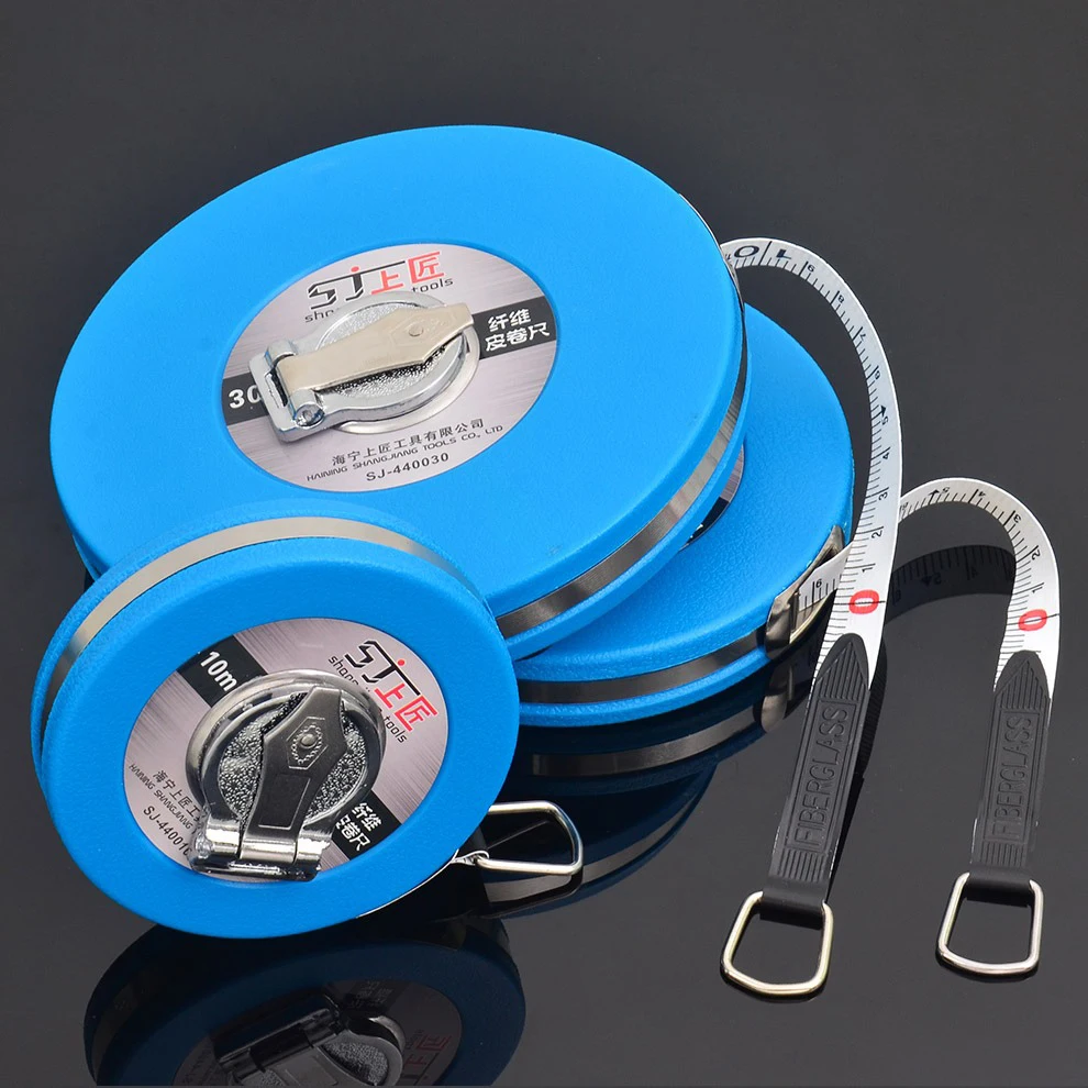 

Fiber Leather Tape Measure, Toughness Waterproof Tape Measure, Tape Measure, Meter Measure, Box Measure 10/20/30/50 Meters