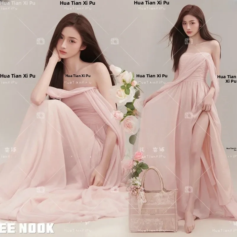 

Spring Fashion Sweet Girl Photography Clothing Studio Artistic Atmosphere Sensation Photo Shoot Traditional Chinese Cos...