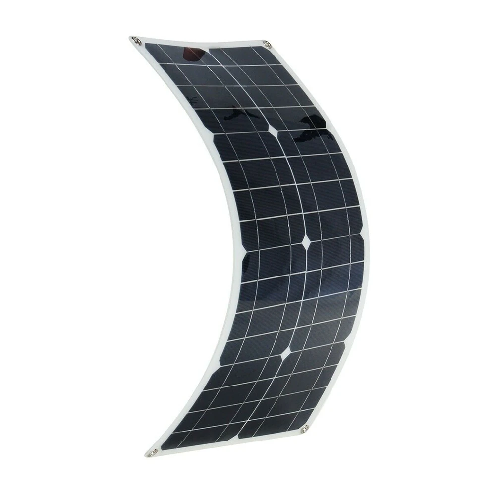 N84R 2X 300W Solar Panel Kit Portable Power RV Monocrystalline Boat Flexible Battery 12V