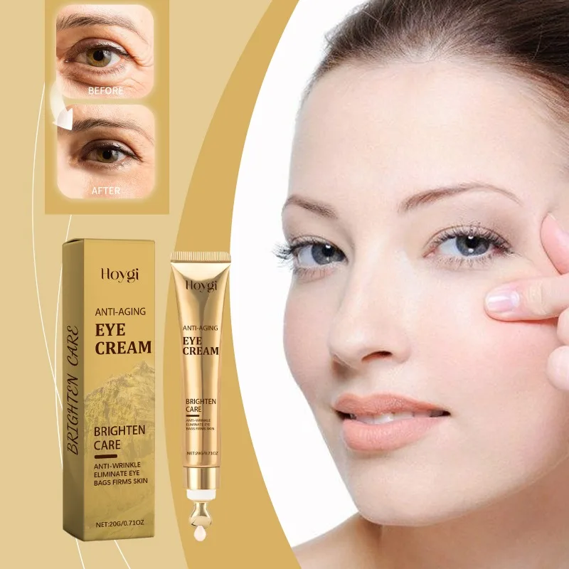 Anti Aging Eye Cream Fights Dark Circles Fine Lines Reduce Eye Bags Anti Wrinkle Multi-effect Moisturizing Beauty Eye Cream 20g