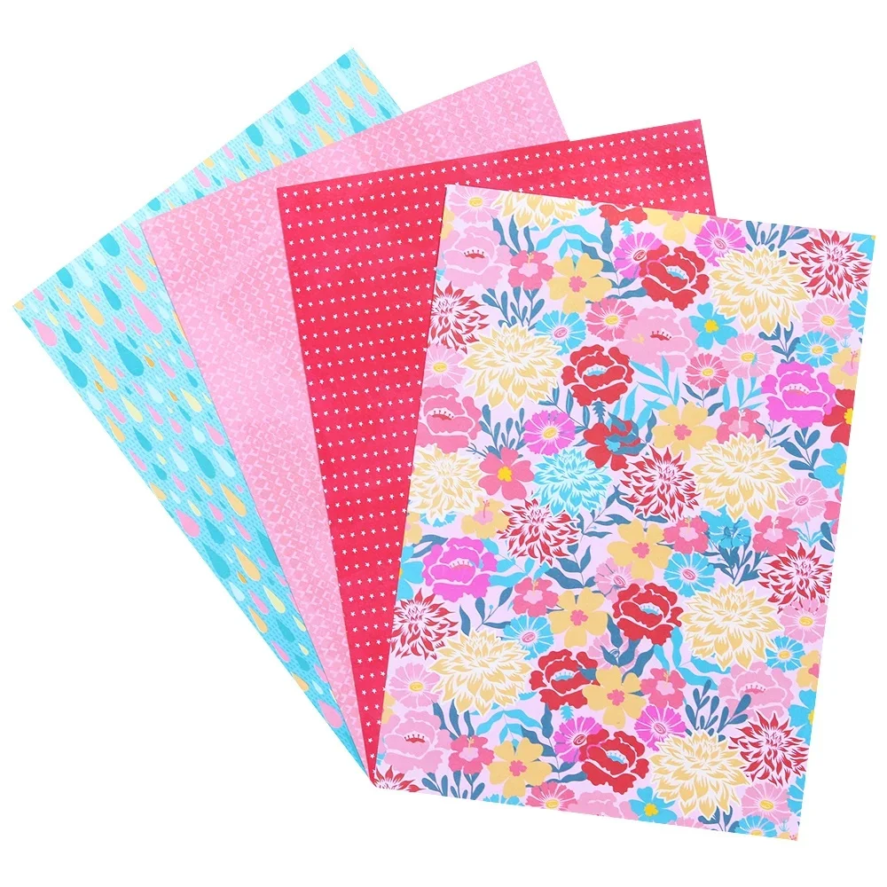 Kreatives Papier 6*4 Zoll mit Blumenmuster für Journaling und Scrapbooking A5 A6 Vintage Blumendesign Scrapbook Hintergrundpapiere – Detail 37