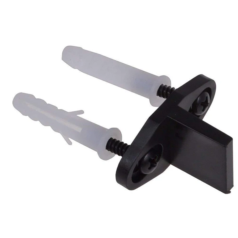 Sliding Door Floor Guides-Black Closet Door Guide Floor Mounted Bottom Track Guide for Sliding Doors, Easy to Install раздвижная