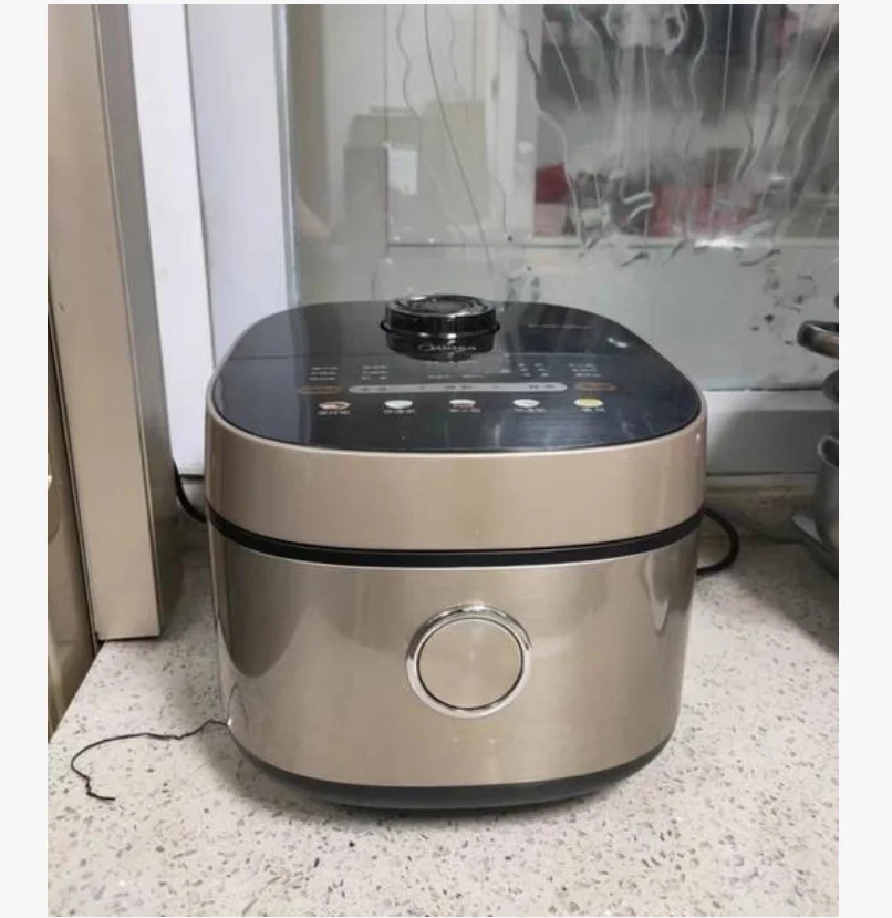 Panela de arroz doméstica 220V com grande capacidade, revestimento antiaderente, multifuncional, reserva inteligente, cozimento rápido BAD