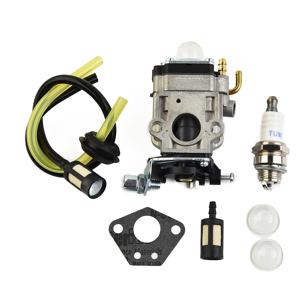 Carburettor Service Kit Designed for Compatibility with For Florabest FBS Series Including Fuel Hoses and Check Valves