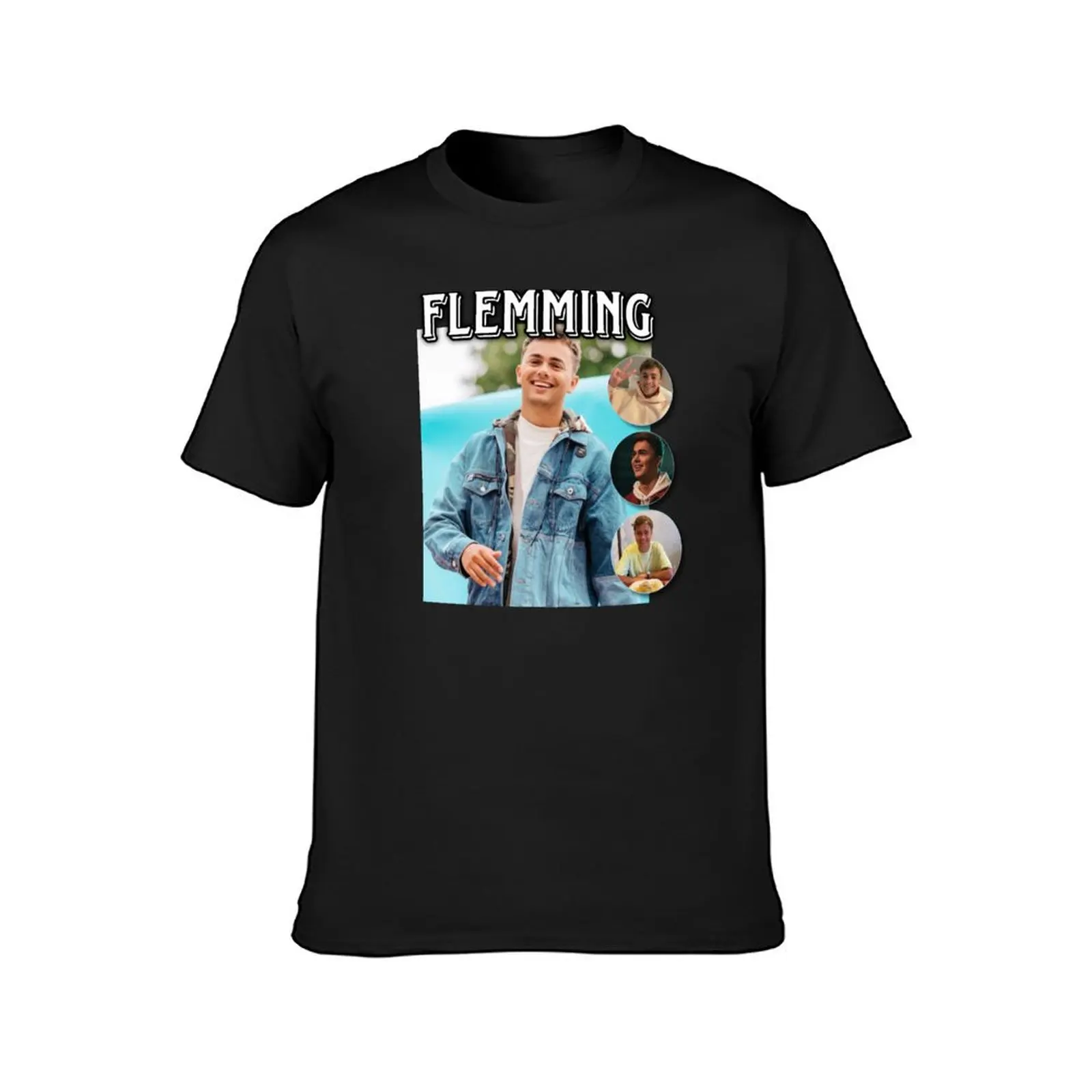 Flemming Dutch Singer Retro Style Fan Design T-Shirt anime Blouse cute clothes new edition slim fit t shirts for men