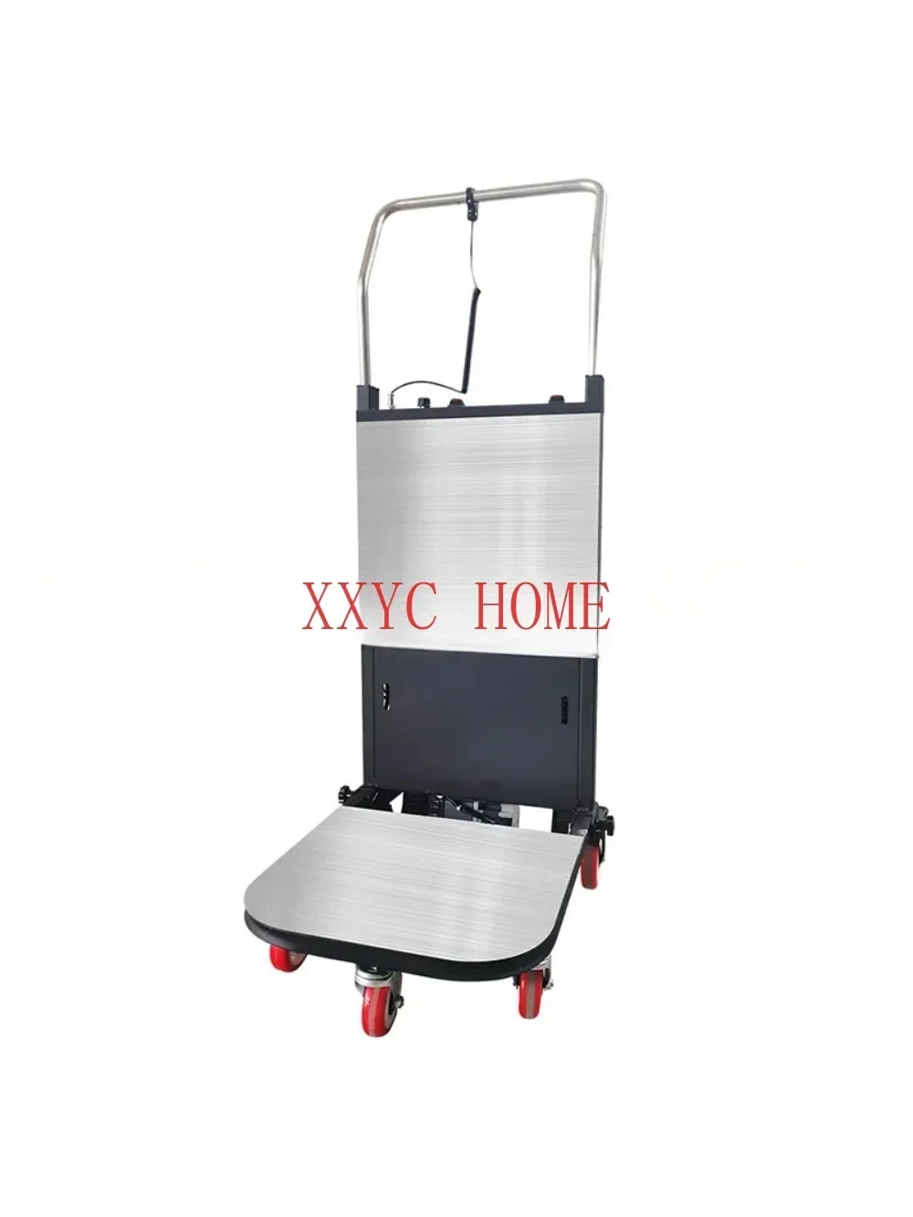 120kg Electric Stair Climbing Car, Hand Trolley Climbing Cart Crawler-type Up And Down Stair Climber Folding Hand Trolley