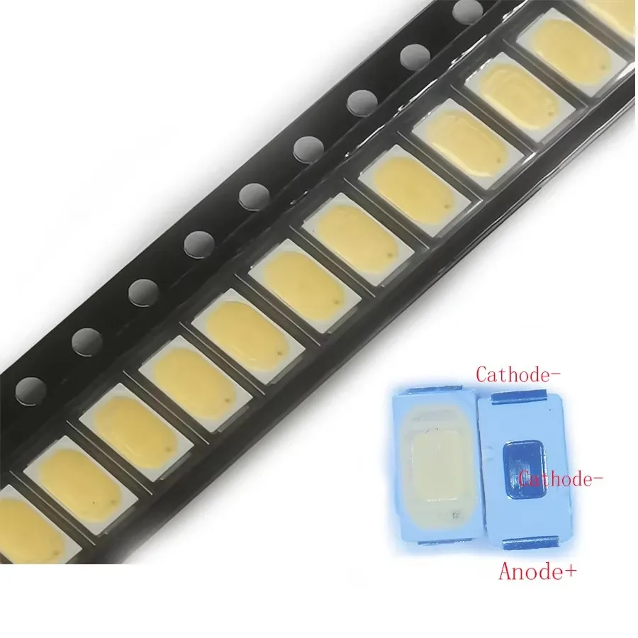 1000 sztuk/partia SMD LED 5730 3V zimny biały 0.5W 5630 do aplikacji z podświetleniem telewizora