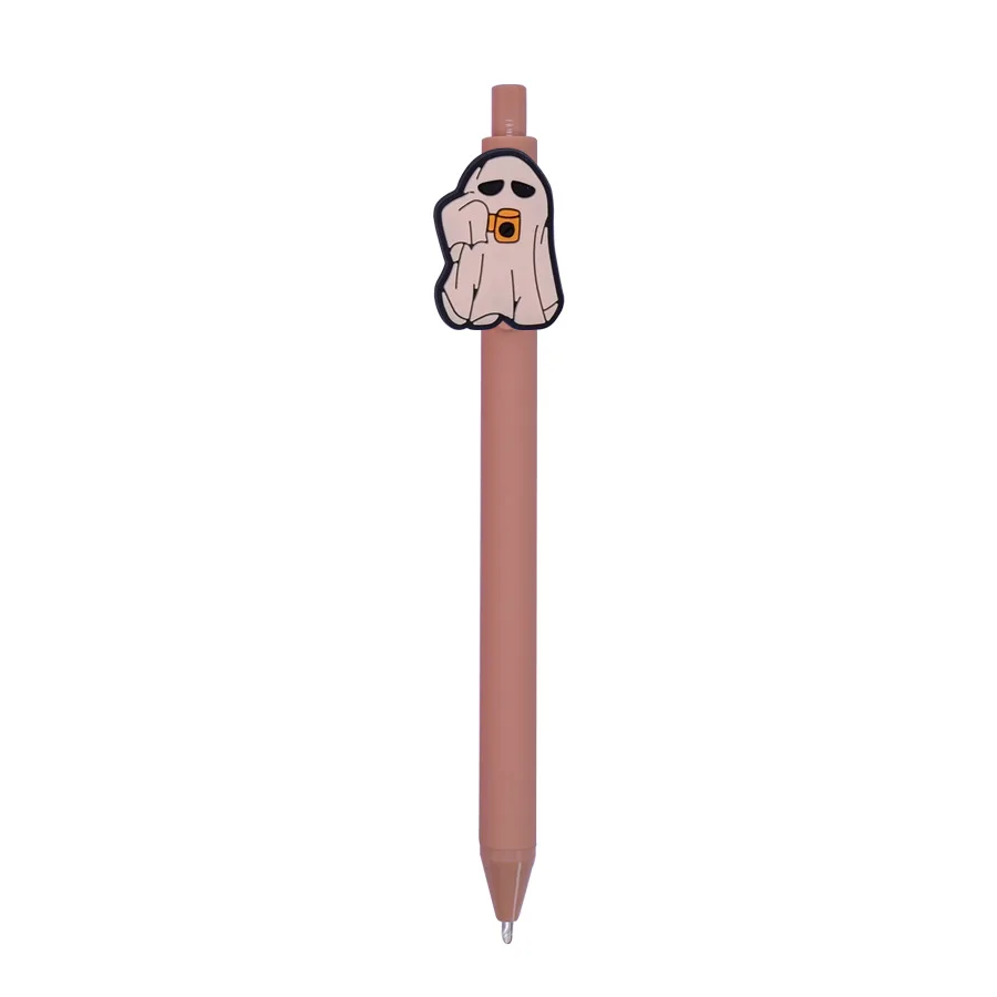 1/9 stücke Halloween DIY Kugelschreiber Kunststoff Kreative Niedlichen Cartoon Presse Stift für Studenten Schule Bürobedarf – Detail 9