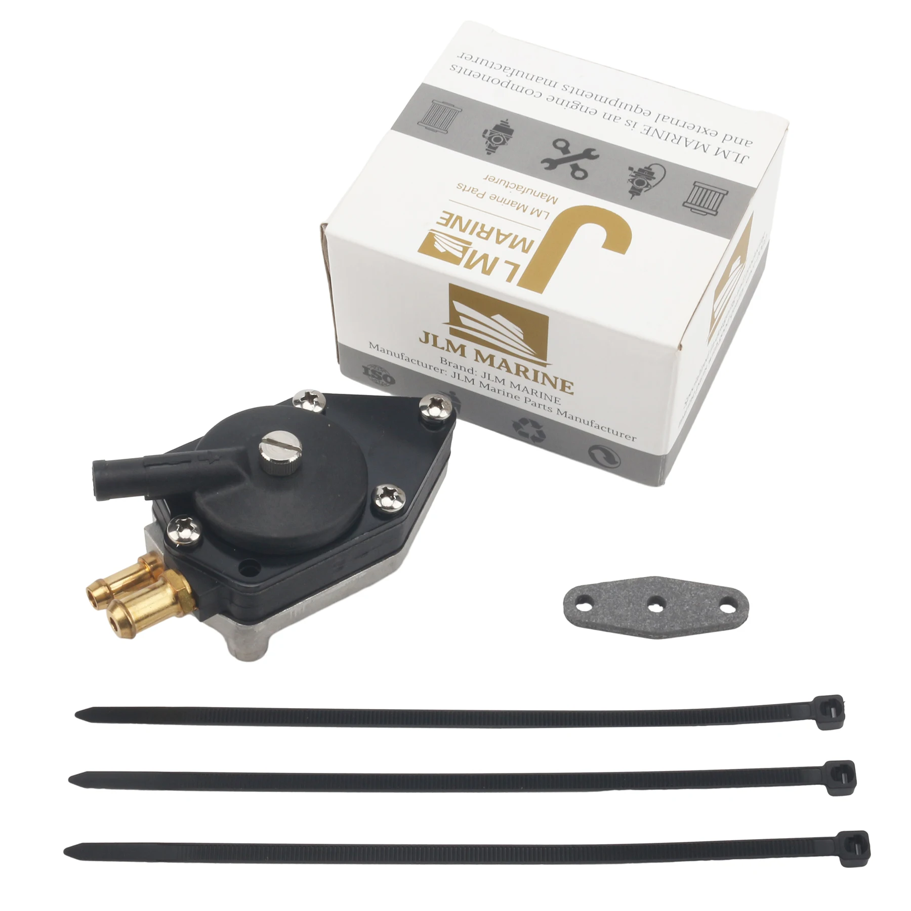 

JLM Marine for Evinrude Johnson 25 35 50 65 70 75 85 90 100 105 115 125 135 140 155 175 185 200 235HP Outboard Fuel Pump Kit