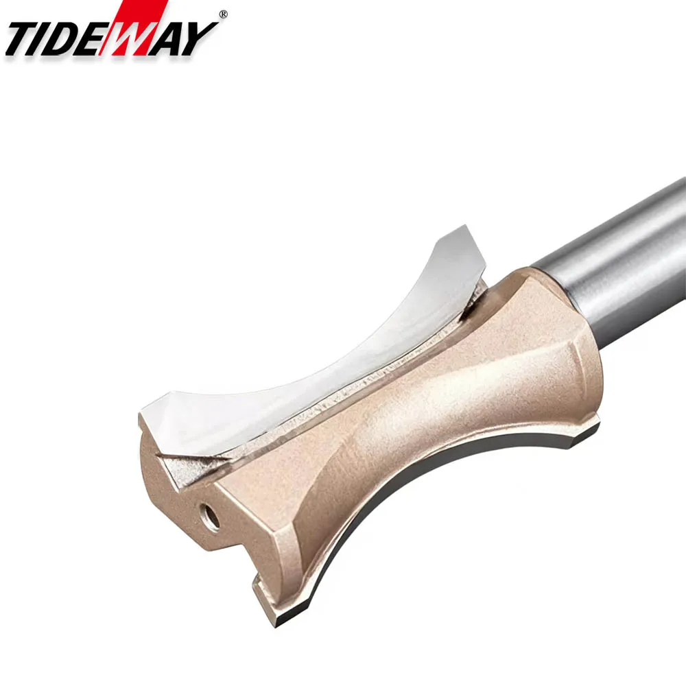 Tideway Convex Edging Router Bits Oval Edge Bit Woodworking Tools Carbide Milling Cutter For MDF Plywood