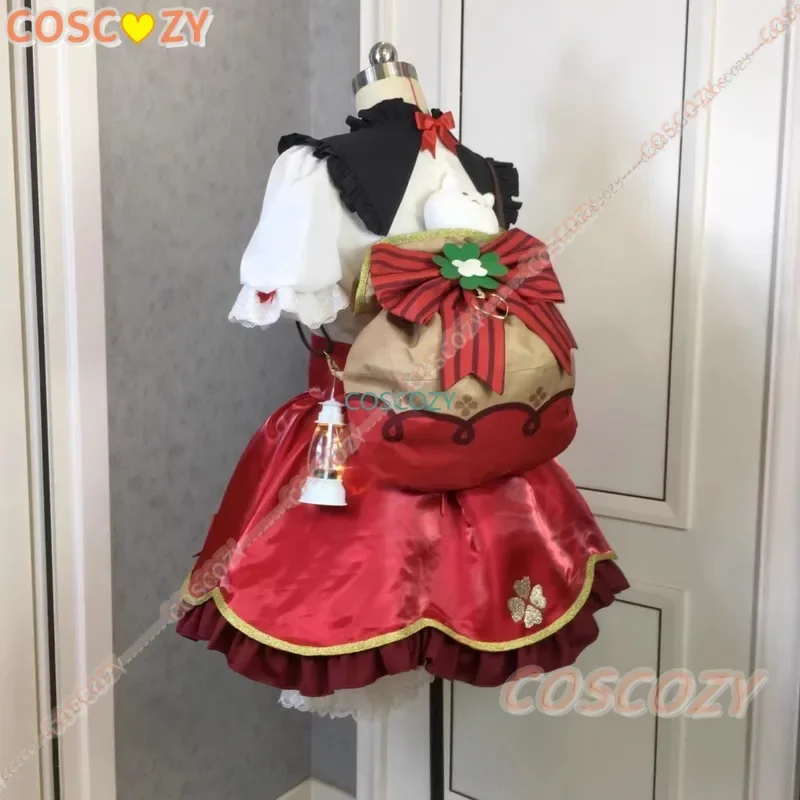 Cosplay de Genshin Impact para mulheres e meninas, 5 estrelas Klee Blossoming Starlight, vestido de bruxa de pele Lolita com chapéu, cosplay feminino de Halloween, novo