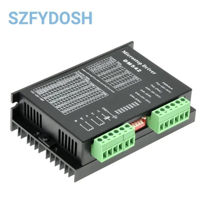 Imagem -02 - Digital Stepper Motor Driver Dm542 Dm556 Fase 4.0a 42 57 Controlador do Motor de Passo Nema17 Nema23 Nema34