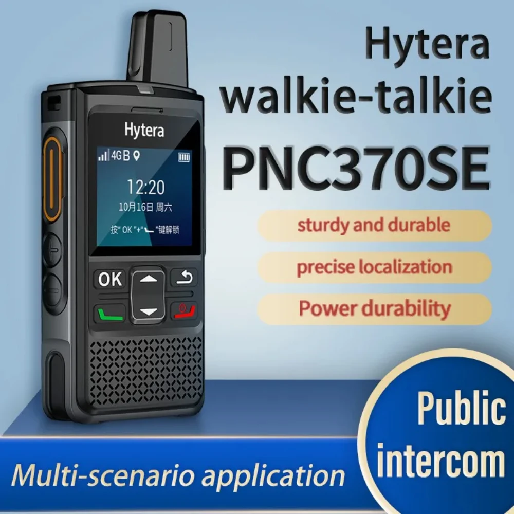 Hytera walkie-talkie PNC370SE Zello POC radio de dos vías Android IP67 GPS GLONASS AGPS/BD 4G LTE pnc360S