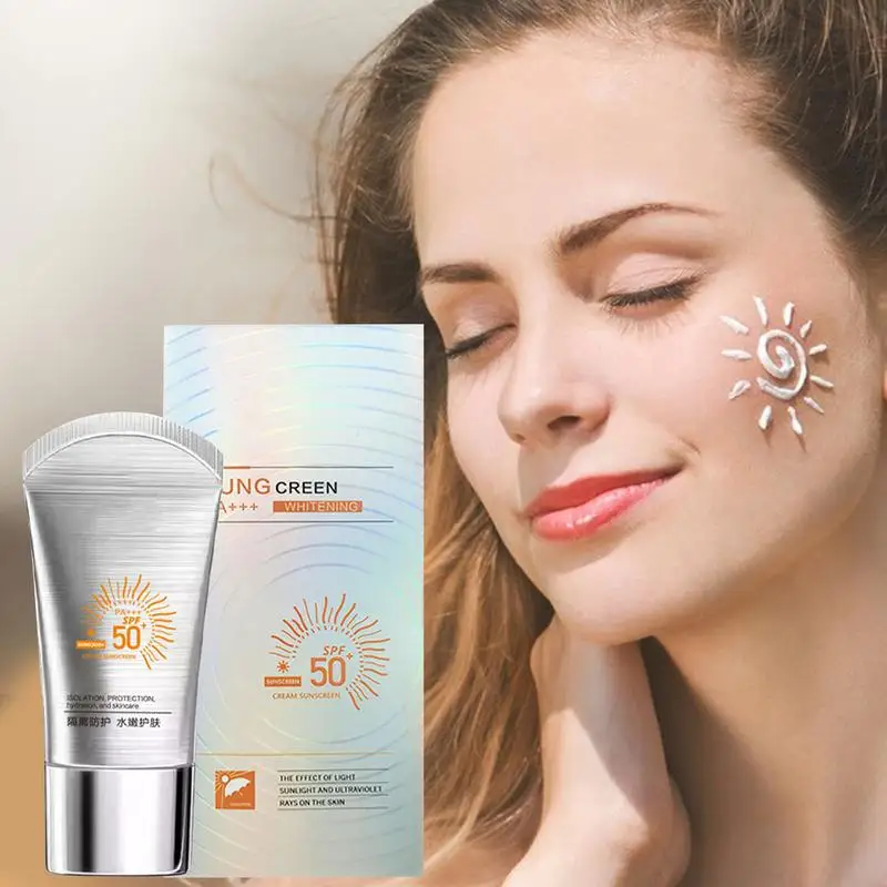 

50g Sunscreen Cream Moisturizing Isolation Refreshing Sunblock crream Hydrating Waterproof Solar Blocker Sunblock Cream