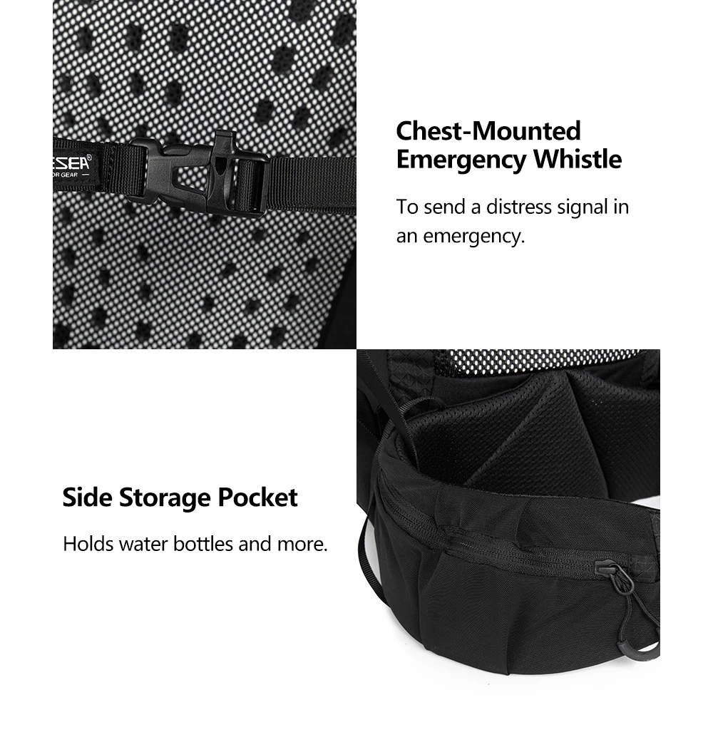 Widesea Camping Klettern Rucksäcke Sport Wasserdichte Umhängetasche Werkzeug Zubehör Reise Rucksack Camping Ausrüstung Liefert – Detail 13