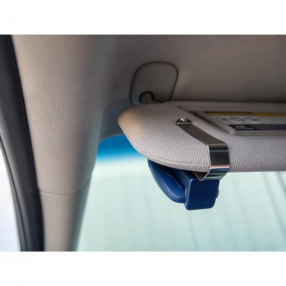 Keychain Remote Mount Car Sun Visor Clip Holder Adjustable 47-68mm Garage Door Barrier Key Controller Bracket Gate Opener Clamp