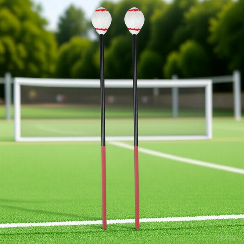 2Pcs Durable Marimba Hammers Xylophone Mallets Crack Resistant Deformation Free Fine Workmanship Full Sound Xylophone Mallets