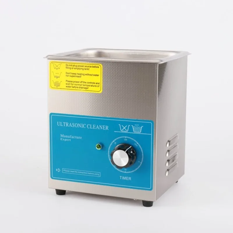 Stainless steel embossing u-ltrasonic cleaning machine 1.3L accessories commonly used timing machinery