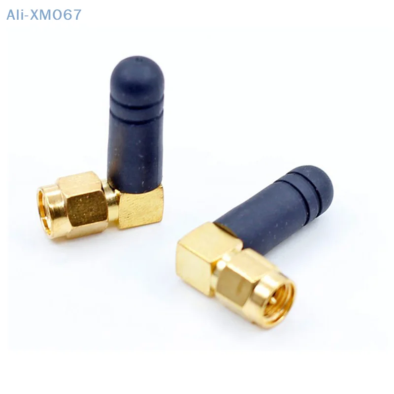 2PCS Mini Rubber 3dBi 2.4ghz WIFI Antenna SMA Male Router Bluetooth Antennas