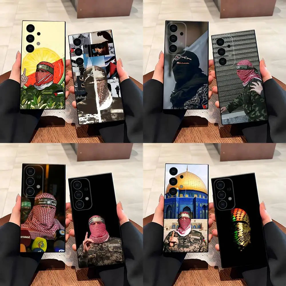 

A-Abu O-Obeida Phone Case For Samsung S25,S24,S21,S22,S23,S30,Ultra,S20,Plus,Fe,Lite,5G Black Cover