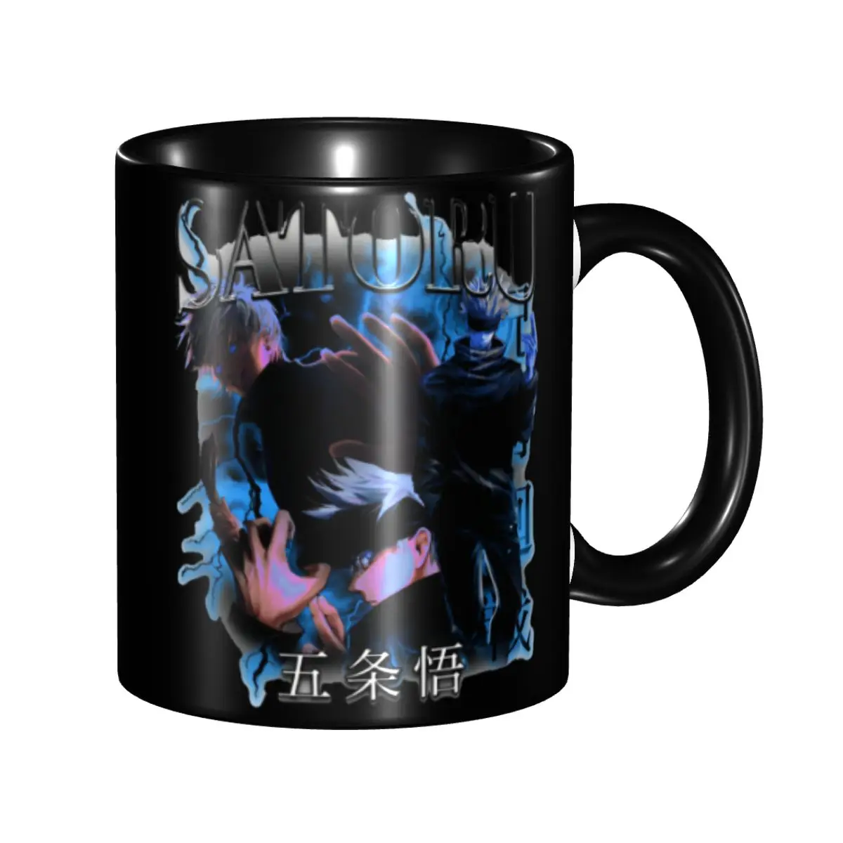 

Jujutsu Kaisen Satoru Gojo Anime Girl Dinner Coffee Mug Funny Tea Cups For Office