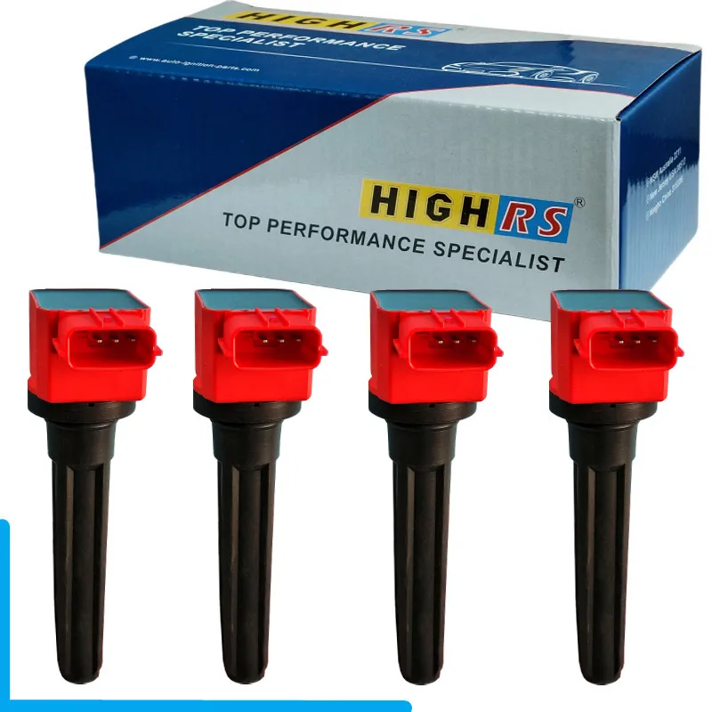 4 IGNITION COIL FOR Mitsubishi Lancer Evolution Ralliart EVO 10 EVO X CZ4A GSR MR 2.0 4B11 Turbo 1831A042 1832A042 H6T11471 view 4