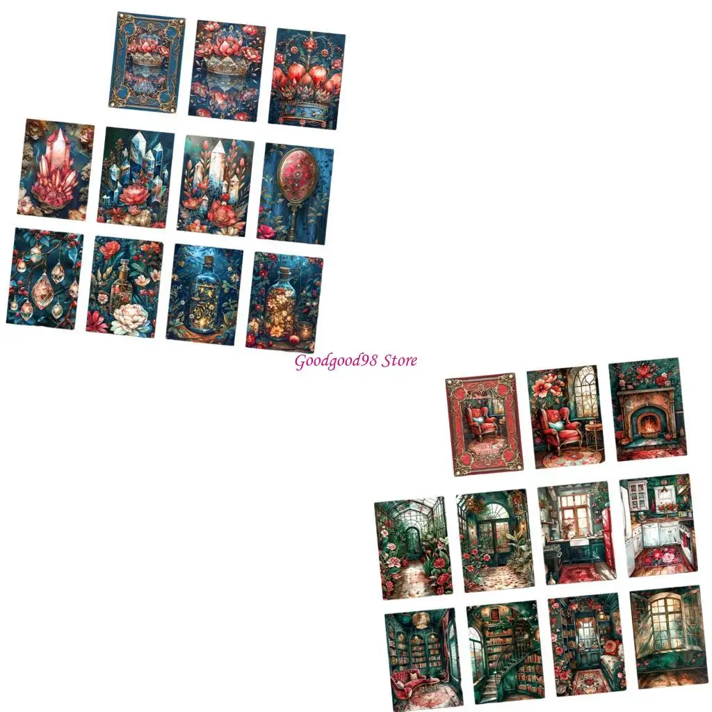 

30Sheets Retro Craft Paper Pack Antique Background Decoration Paper Scrapbooking Supplies For Scrapbook Journal Album W8EC