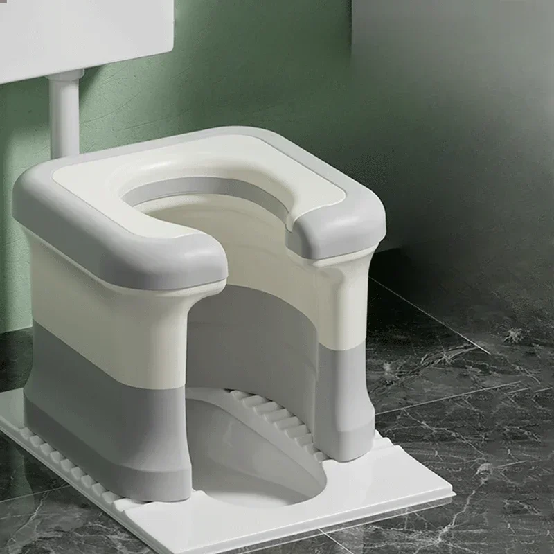 Toilet Stool Home Squatting Toilet Mobile Pregnant Woman Elderly Assist Stool Portable Bathroom Stool Bench