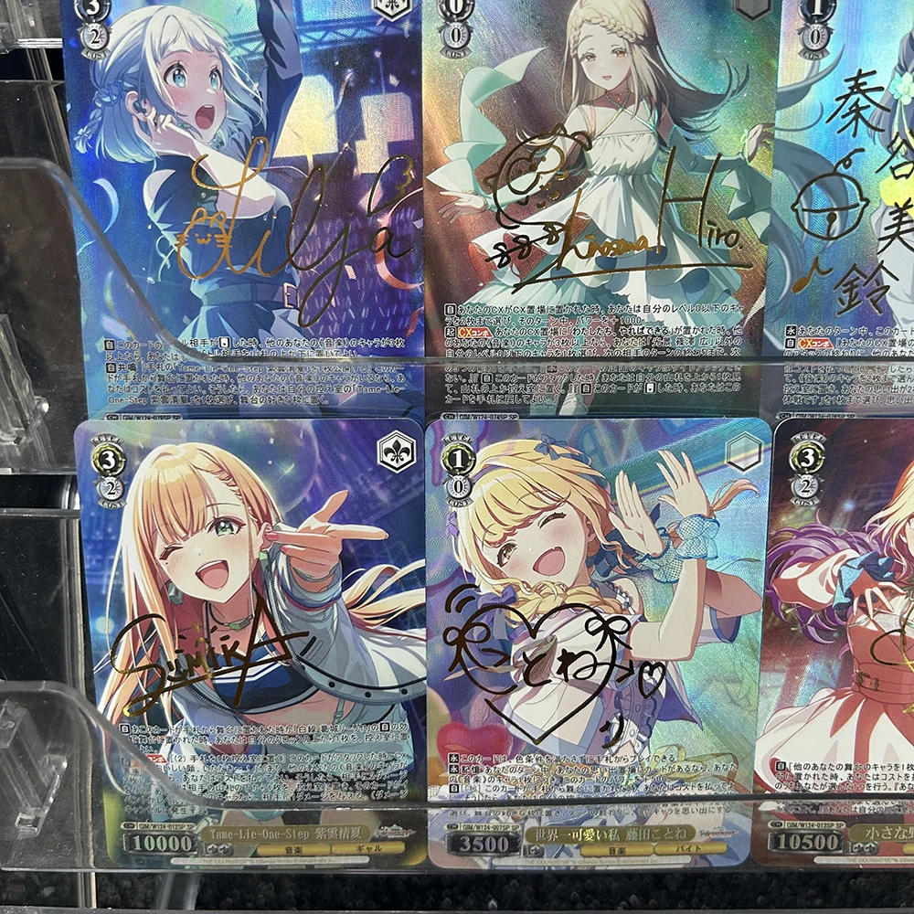 أنيمي جمع بطاقة مدرسة المعبود ماستر لعبة شينوساوا هيرو جيم/W124-074SP SP Gim/W124-079SP رينامي هايمساكي فلاش احباط بطاقة #5