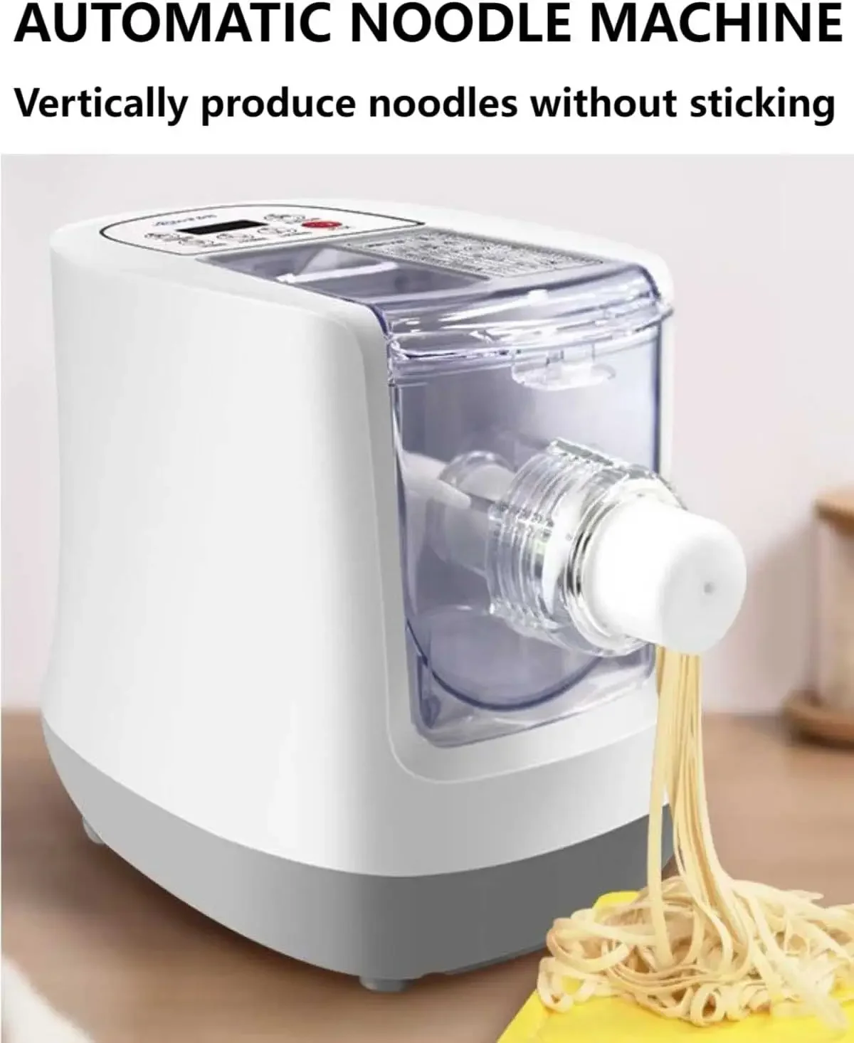260W Automatic Pasta Maker, 13 Pasta Shapes Electric Pasta Maker | Automatic mixing and extrusion with 13 shaping discs for nood