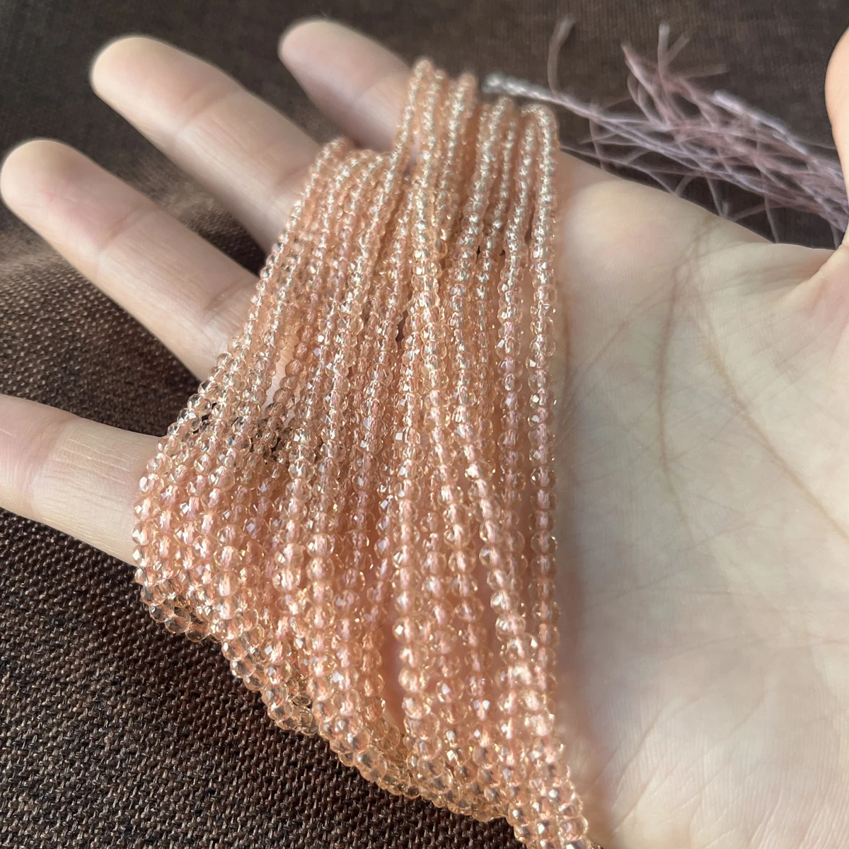 

20Strands Faceted Bead Spinel Colorful Small Isolation Beads 2mm/3mm For Jewelry Making DIY Necklace Earrings Bracelet Accessory