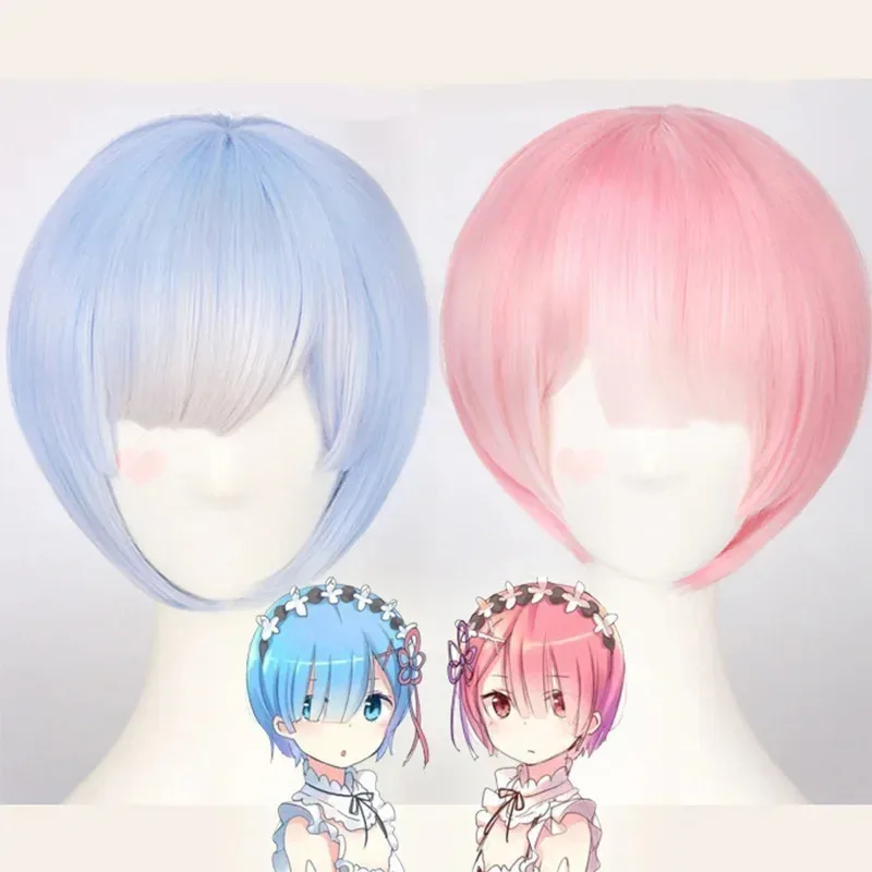 Siis 2233Rem Re0 Re:zero Kara Hajimeru Isekai Seikatsu Rem Ram disfraces Cosplay Kawaii vestidos negros mucama Hallo