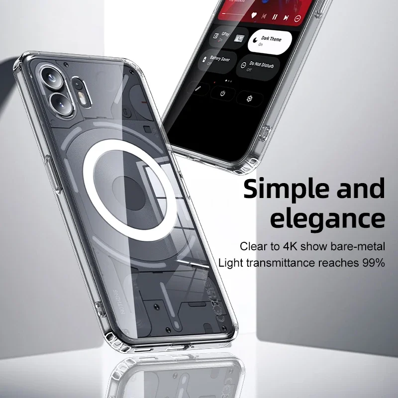 Translucent Shockproof Armor Case For Nothing Phone 2 6.7\