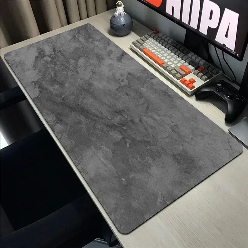 

Large size desk mat 900x400mm simple mouse pad xxl desktop keyboard pad Grey series game computer accessories office carpet rubb