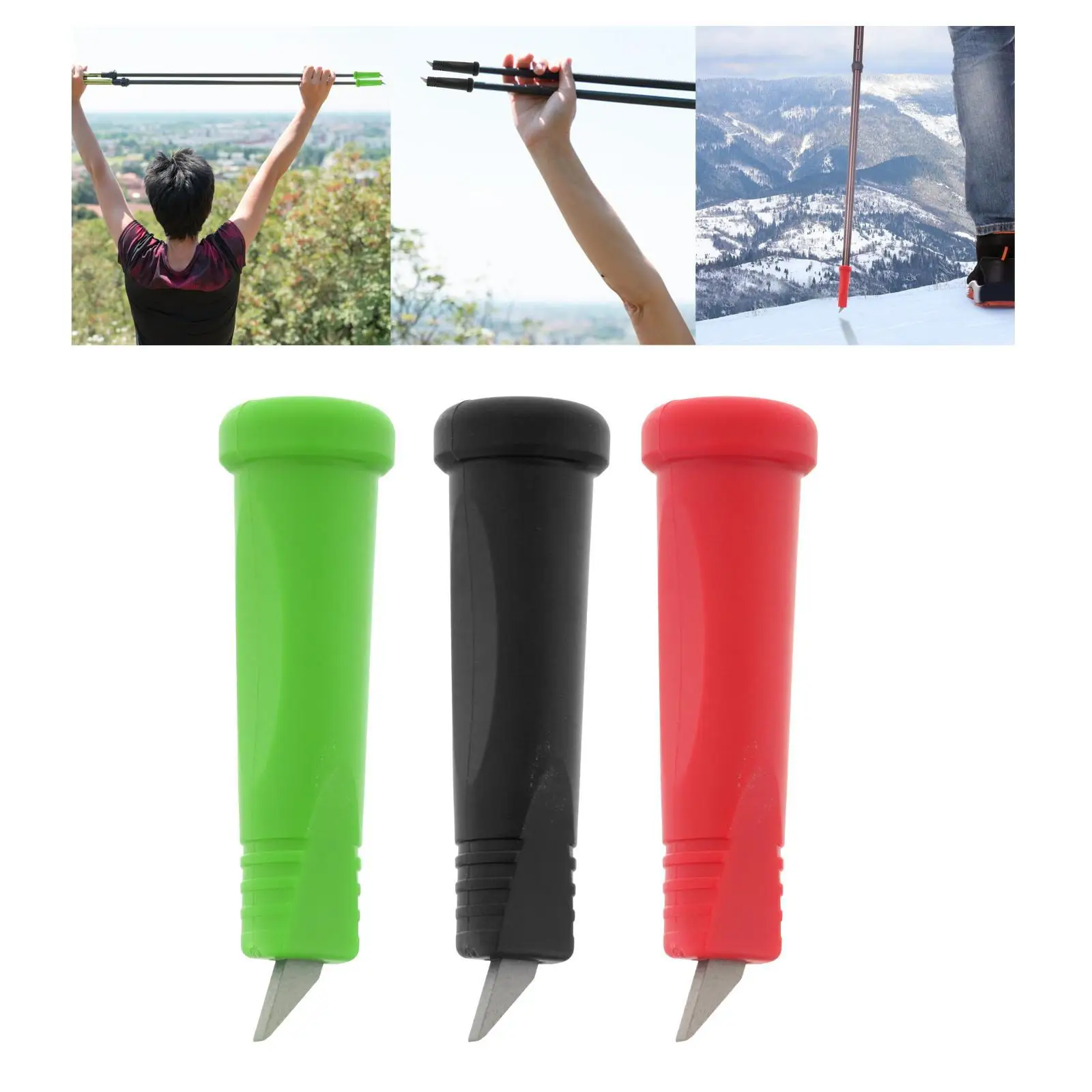 طرف Alpenstock، واقي طرف Alpenstock، عالمي، قبعة لاصقة