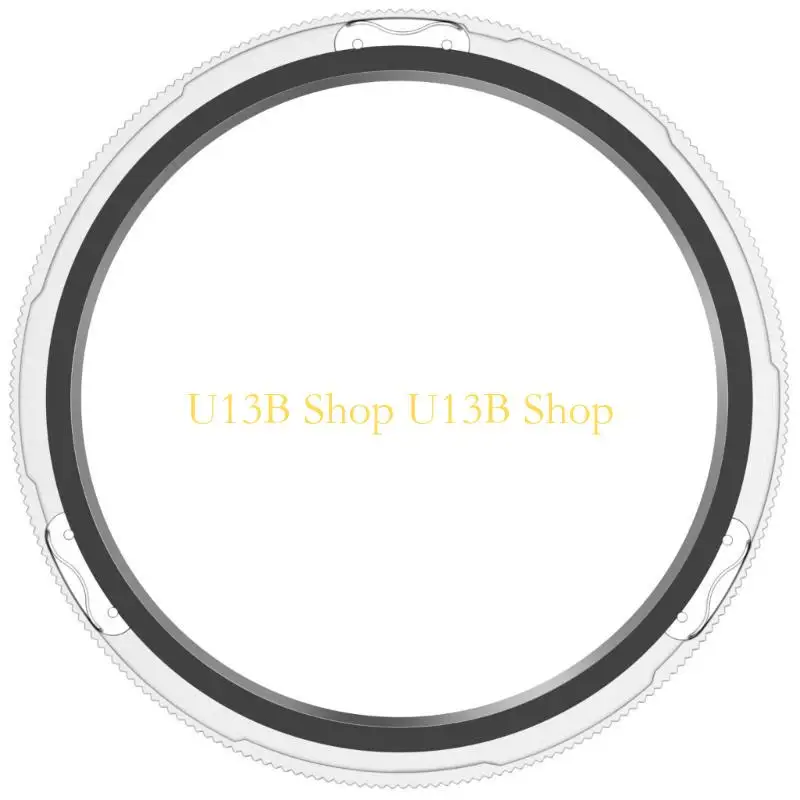 U13B Steel Bezel Replacement Dengan Penambahan Lapisan Layar Smartwatch Metal SmartWatch Simpsorsy Sederhana untuk 3/4