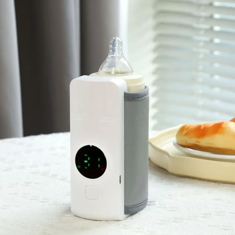 Penghangat Botol Susu Bayi Portabel, Penghangat Botol Perjalanan Dapat Disesuaikan Penghangat Botol Bertenaga USB