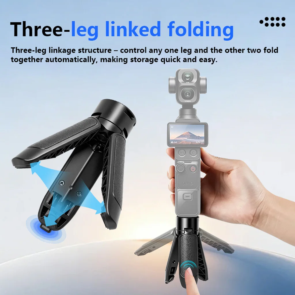 Für DJI Osmo Pocket 4 Pro / Pocket4 / Pocket3 Ein-Klick-Pop-up Schnellverschluss Mini-Plastikstativ für Insta360 Luna Ultra Kamera – Detail 16