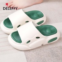 Men's and women's sandals with soft sole, thick sole, straight drag, summer household, couple,beach,indoor and outdoor,universal