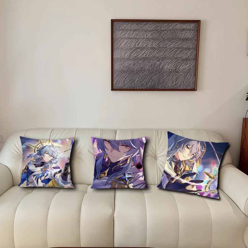 Honkai Star Rail Sunday cushion cover For Bedroom Car Coffee Shop Room Soft and Living Room Sofa Decorative Pillow Cover Case