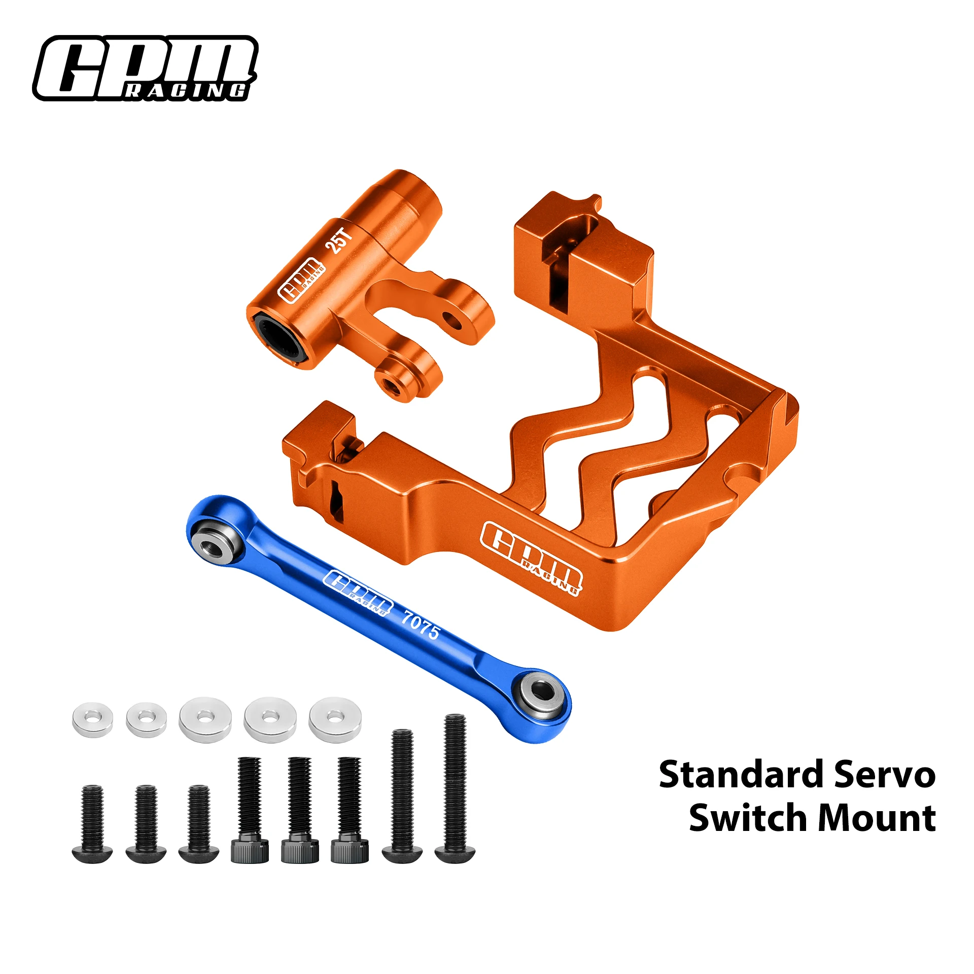GPM Aluminum Servo Mount +Tie Rod+25T Servo Horn For TRAXXAS 1/5 X-Maxx - view 4