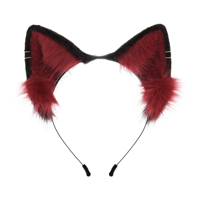 Diadema dibujos animados para orejas gato forma aro tocado fiesta disfraz Cosplay Pr