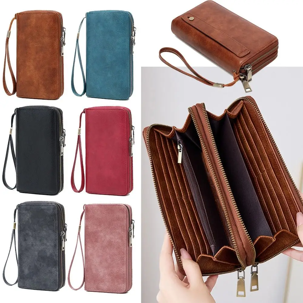 

Fashion Multifunctional RFID Blocking Wallet PU Leather Large Capacity Large Capacity Wallet High-quality Card Holder Travel