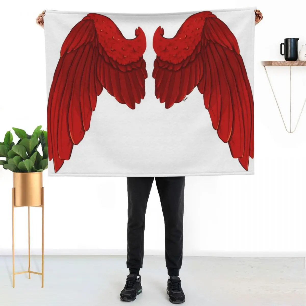 Hawks [Keigo Takami] wings Throw Blanket Bed Moving Beautifuls bed plaid sofa bed Blankets