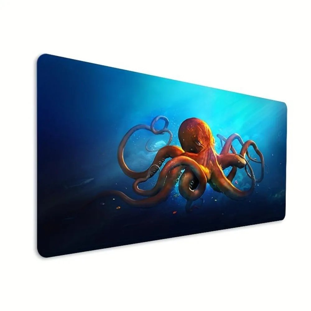 Computer keyboard pad, anti-slip locking mouse pad, marine animal illustration mouse pad, creative design mousepad profissional