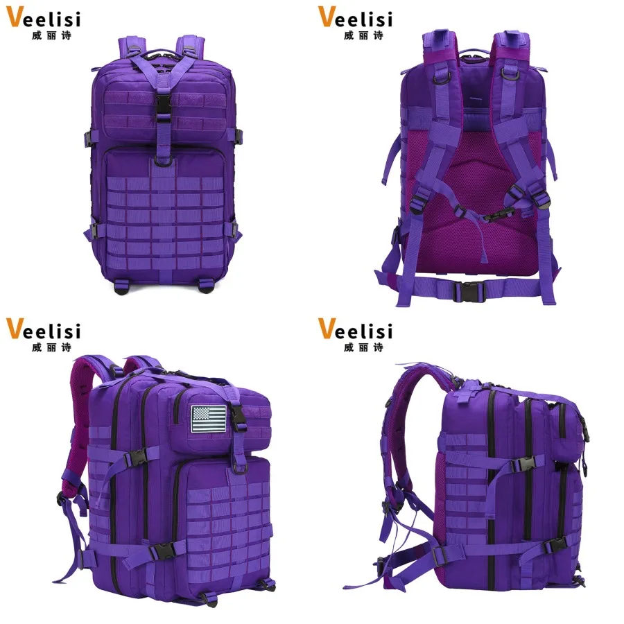

【New style】Outdoor camouflage sports backpack large-capacity mountain climbing travel men's backpack multifunctional 3P tactica