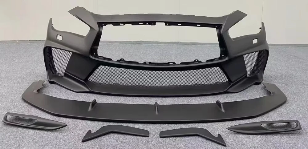 

Hot Selling GT Style Carbon Fiber Front Bumper Front Lip Hood Car Bumper For Infiniti Q50 /Q50S VQ37 Body Kit