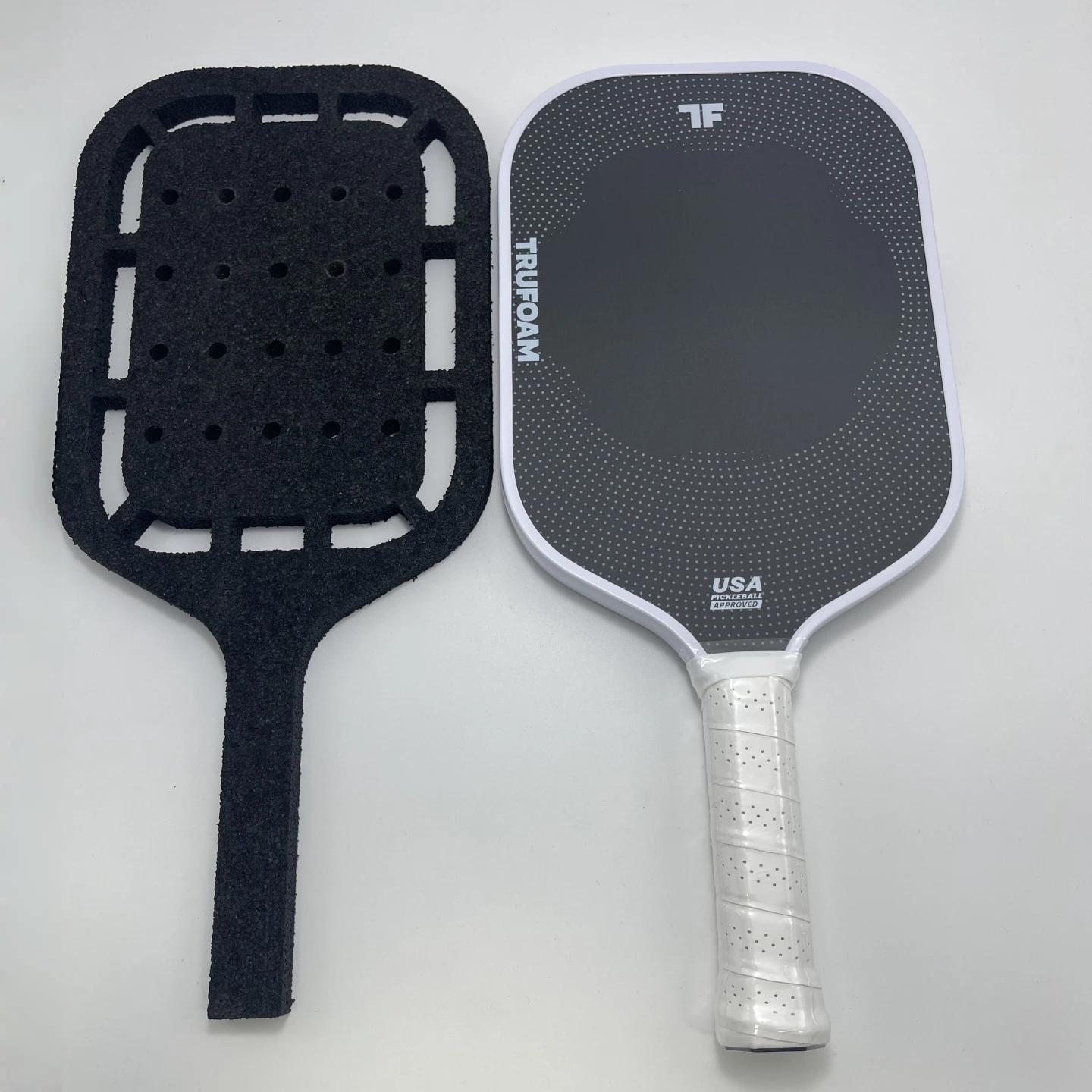 مجداف كرة المخلل من ألياف الكربون عالي الكثافة من Trufoam Epp، متين وعالي المرونة، مثالي للاعبين التنافسيين المتقدمين #1