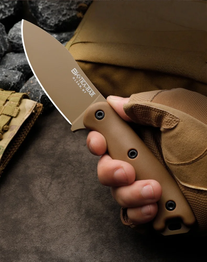 Hochhärte-Outdoor-Schneidwerkzeug, leicht zu transportieren und zu verstauen, kleines Messer für Notfälle beim Wandern und Camping in der Wildnis. – Detail 5